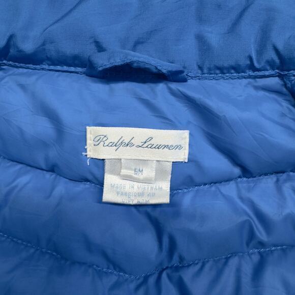 Polo Ralph Lauren‎ Infant Size 6M Puffer Jacket Fall Winter Coat Blue - Picture 5 of 6